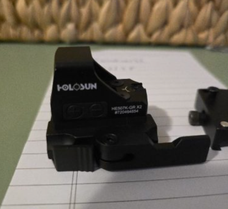 Holosun 507k X2 Green with mount 3